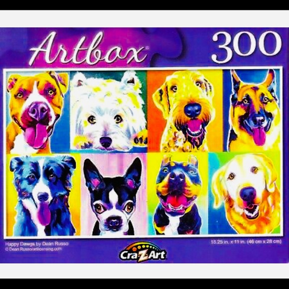 🐶 HAPPY DAWGZ 300 PIECE PUZZLE 🐶 - Picture 1 of 6